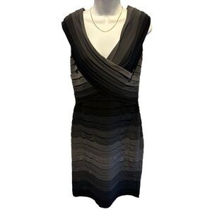 Tadashi Shoji Collection Ombre Ruched Bodycon Dress Women’s Size Medium Petite